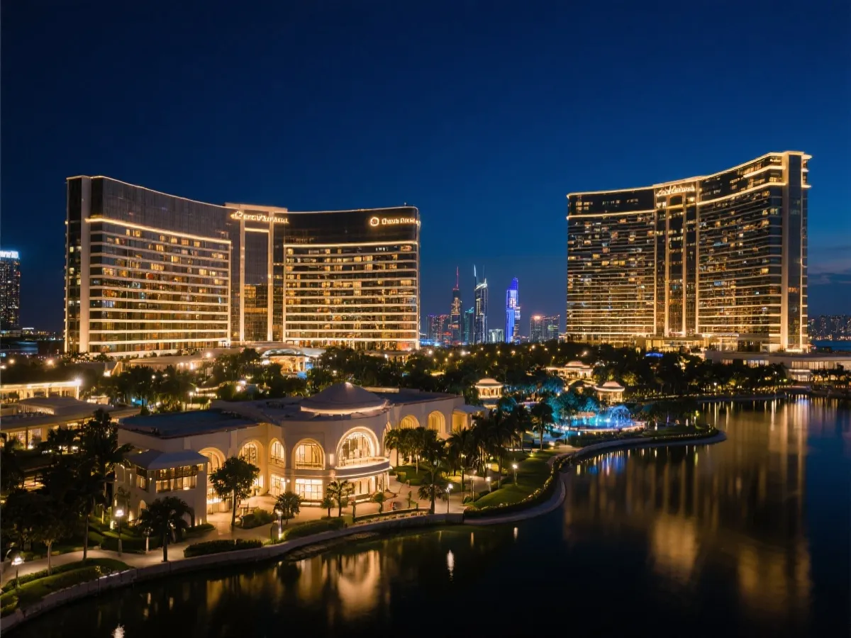 综合度假休闲场景示意图